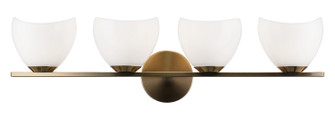 Uptowne Four Light Vanity in Aged Gold Brass (423|S04204AGOP)