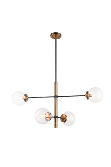 Enchant Four Light Pendant in Aged Gold Brass (423|C78104AGCL)