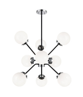 Maru Nine Light Chandelier in Chrome (423|C72309CHOP)