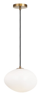 Melotte One Light Chandelier in Aged Gold Brass (423|C63611AGOP)