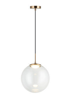 Boble LED Pendant in Aged Gold Brass (423|C61321AGCL)