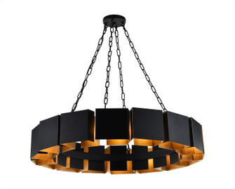 Mattone 16 Light Chandelier in Matte Black (423|C59316MB)