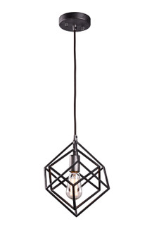 Geometry Series One Light Pendant in Rusty Black (423|C54621RB)