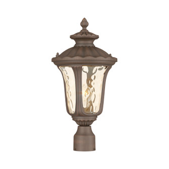 Oxford One Light Outdoor Post-Top Lanterm in Hand Applied Imperial Bronze (107|7655-58)