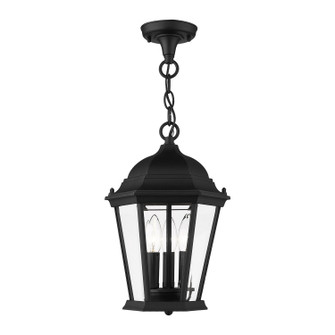 Hamilton Three Light Outdoor Pendant in Textured Black (107|7564-14)