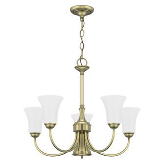Ridgedale Six Light Chandelier in Antique Brass (107|6465-01)