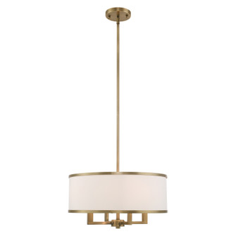 Park Ridge Four Light Pendant in Antique Brass (107|62615-01)