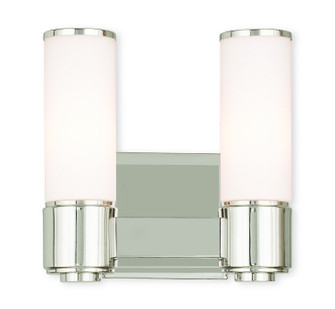 Weston Two Light Wall Sconce/ Bath Light in Polished Nickel (107|52102-35)