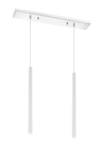 Forest LED Linear Chandelier in Chrome (224|917MP24-WH-LED-2LCH)