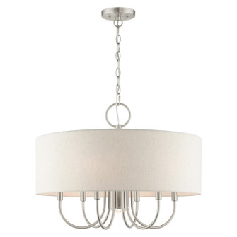 Blossom Seven Light Chandelier in Brushed Nickel (107|49806-91)