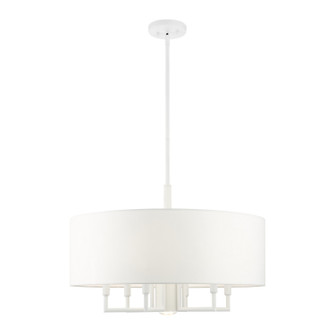 Meridian Seven Light Chandelier in White (107|49376-03)