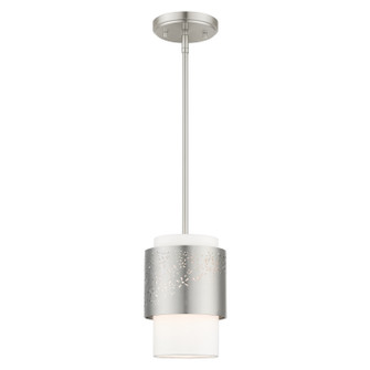 Noria One Light Pendant in Brushed Nickel (107|46259-91)