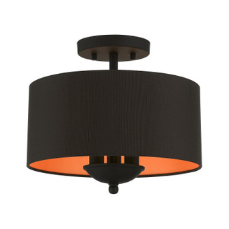 Sentosa Three Light Semi-Flush Mount in Black (107|45611-04)