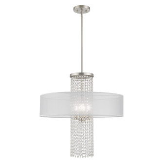 Bella Vista Four Light Pendant in Brushed Nickel (107|41122-91)