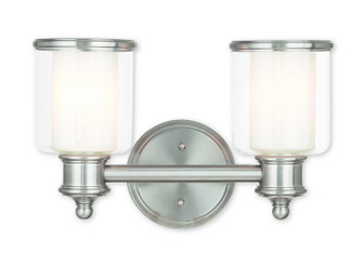 Middlebush Two Light Bath Vanity in Brushed Nickel (107|40212-91)