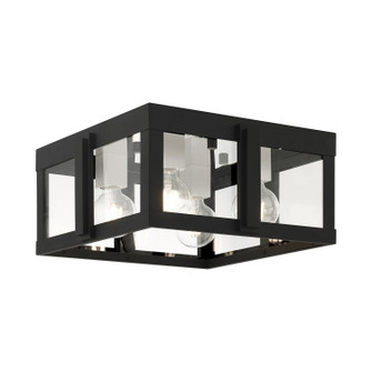Lexington Four Light Outdoor Flush Mount in Black (107|27723-04)