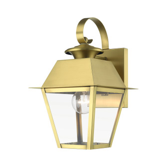 Wentworth One Light Outdoor Wall Lantern in Natural Brass (107|27212-08)