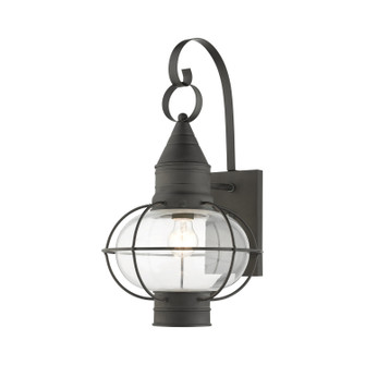 Newburyport One Light Outdoor Wall Lantern in Charcoal (107|26904-61)