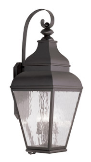 Exeter Four Light Outdoor Wall Lantern in Bronze (107|2607-07)