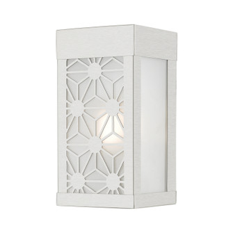 Berkeley One Light Outdoor Wall Sconce in Brushed Nickel (107|24321-91)