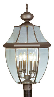 Monterey Four Light Outdoor Post Lantern in Bronze (107|2358-07)