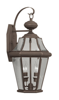 Georgetown Two Light Outdoor Wall Lantern in Bronze (107|2261-07)