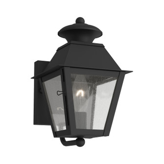Mansfield One Light Outdoor Wall Lantern in Black (107|2160-04)
