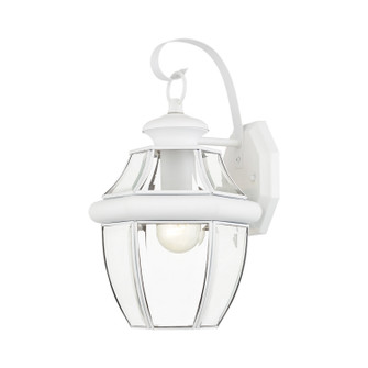 Monterey One Light Outdoor Wall Lantern in White (107|2151-03)