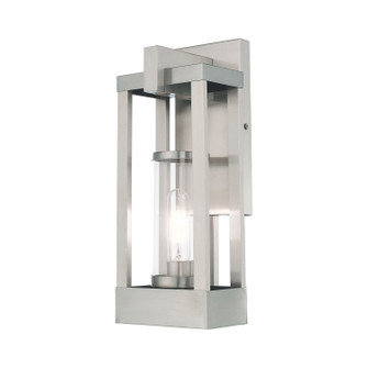 Delancey One Light Outdoor Wall Lantern in Brushed Nickel (107|20992-91)