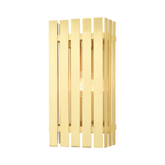 Greenwich One Light Outdoor Wall Lantern in Satin Brass (107|20753-12)