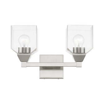 Aragon Two Light Vanity Sconce in Brushed Nickel (107|16772-91)