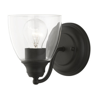 Montgomery One Light Vanity Sconce in Black (107|15131-04)