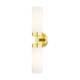 Aero Two Light Vanity in Polished Brass (107|15072-02)