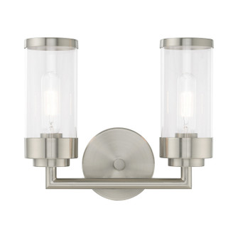 Hillcrest Two Light Bath Vanity in Brushed Nickel (107|10362-91)