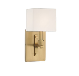 Collins One Light Wall Sconce in Warm Brass (159|V6-L9-8550-1-322)