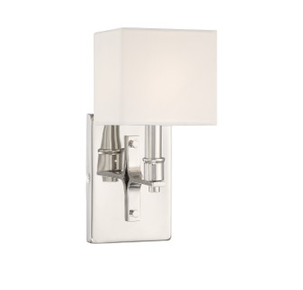 Collins One Light Wall Sconce in Polished Nickel (159|V6-L9-8550-1-109)