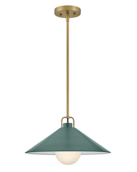 Milo LED Pendant in Lacquered Brass (531|84437LCB-SG)