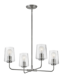 Kline LED Chandelier in Brushed Nickel (531|83454BN)