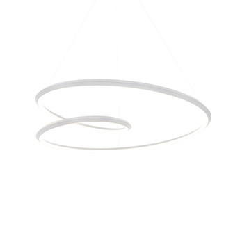 Ampersand LED Pendant in White (347|PD22339-WH)