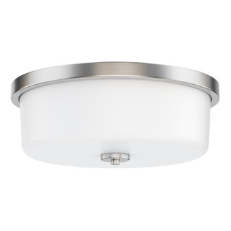 Fuller Three Light Flush Mount in Satin Nickel (16|5693WTSN)