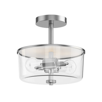 Fuller Two Light Semi Flush/Pendant Convertible in Satin Nickel (16|5692CLSN)