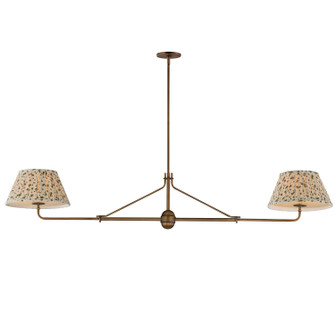 Dunbridge Two Light Pendant in Weathered Brass (16|18412OWWBR)