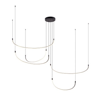 Talis LED Pendant in Black (347|MP89590-BK)