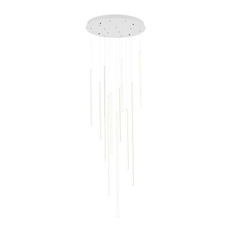 Chute LED Pendant in White (347|MP14924-WH)