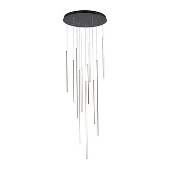 Chute LED Pendant in Black (347|MP14924-BK)