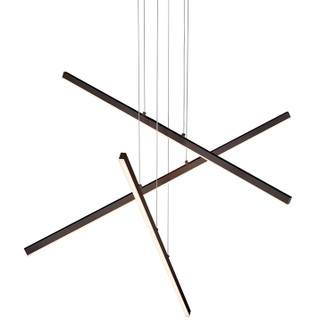 Vega LED Pendant in Black (347|MP10303-BK)