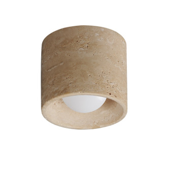 Cava LED Surface Mount in Travertine (86|E25221-TV)