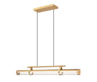 Benoit LED Linear Chandelier in Modern Gold (224|1959-44L-MGLD-LED)