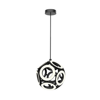 Magellan LED Chandelier in Black (347|CH51825-BK)