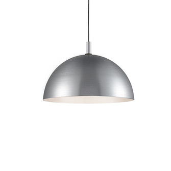Archibald One Light Pendant in Brushed Nickel With Black Detail (347|492332-BN/BK)